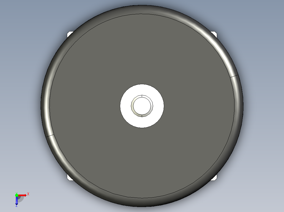 阀门模型GDC-J32________(____)俯视图