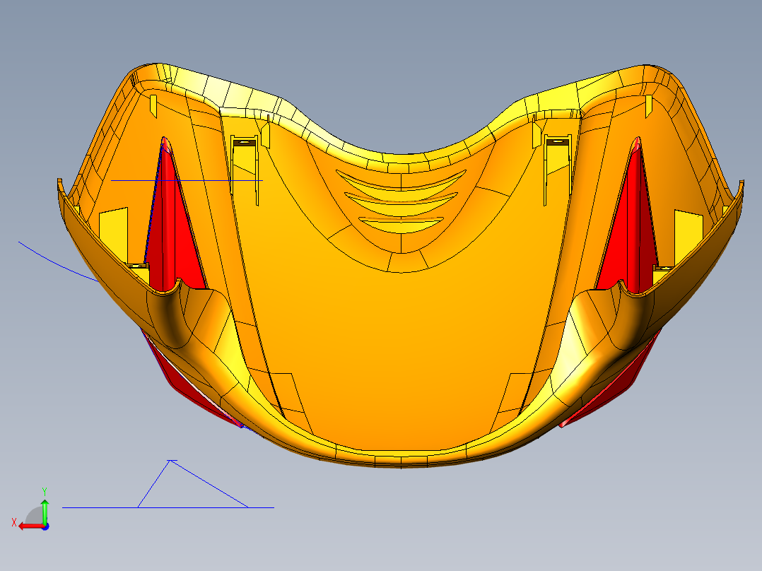 巴西本田弯梁摩托前面板后视图