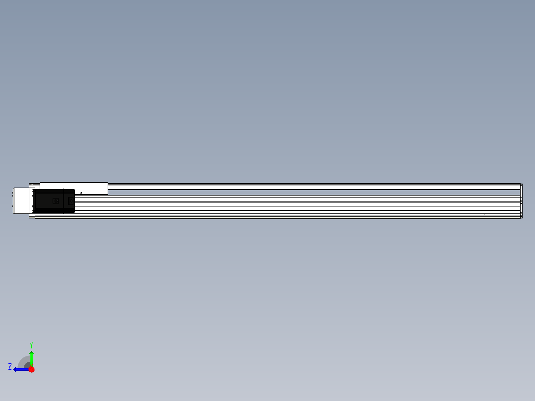Toyo东佑达直线模组-ETH22-1350-BL-M75-C4右视图