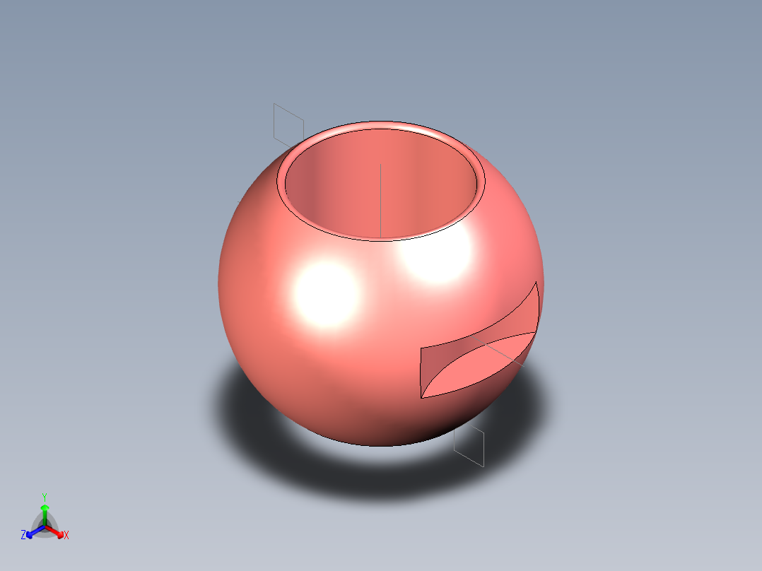 管道手动球阀-水管开关阀-手动阀门User Library-MD52C150DN25-2_MD52DN25.BP主视图