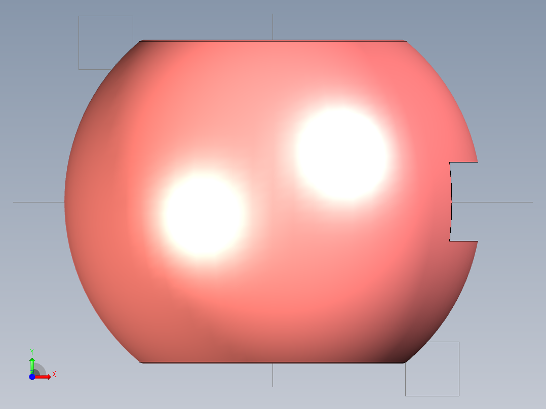 管道手动球阀-水管开关阀-手动阀门User Library-MD52C150DN25-2_MD52DN25.BP前视图