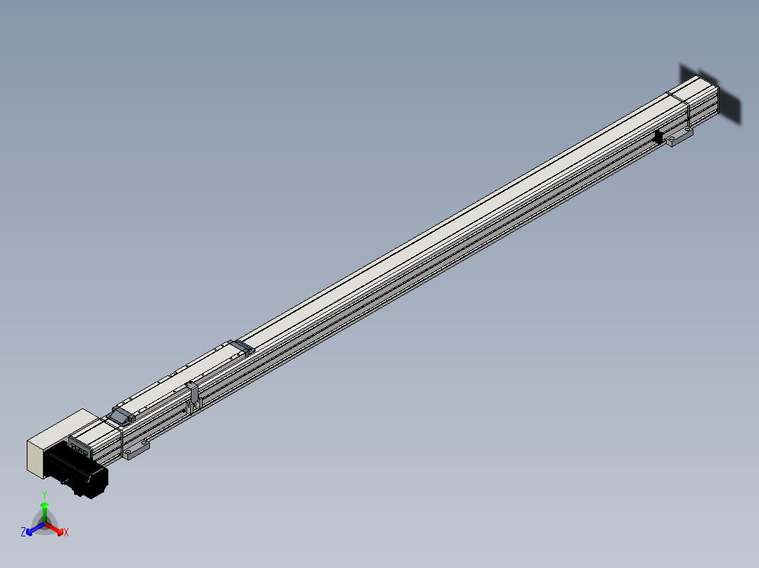 Toyo东佑达直线模组-M65-M-1200-L-M40-C4主视图