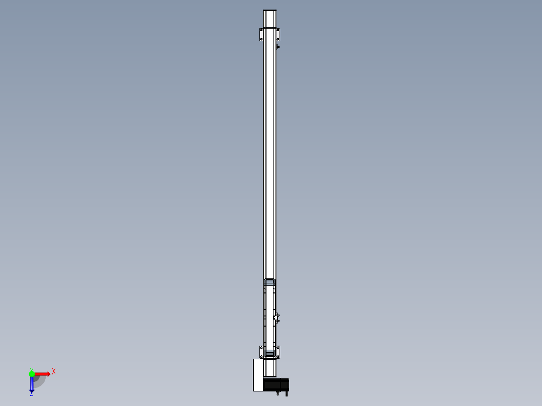 Toyo东佑达直线模组-M65-M-1200-L-M40-C4俯视图