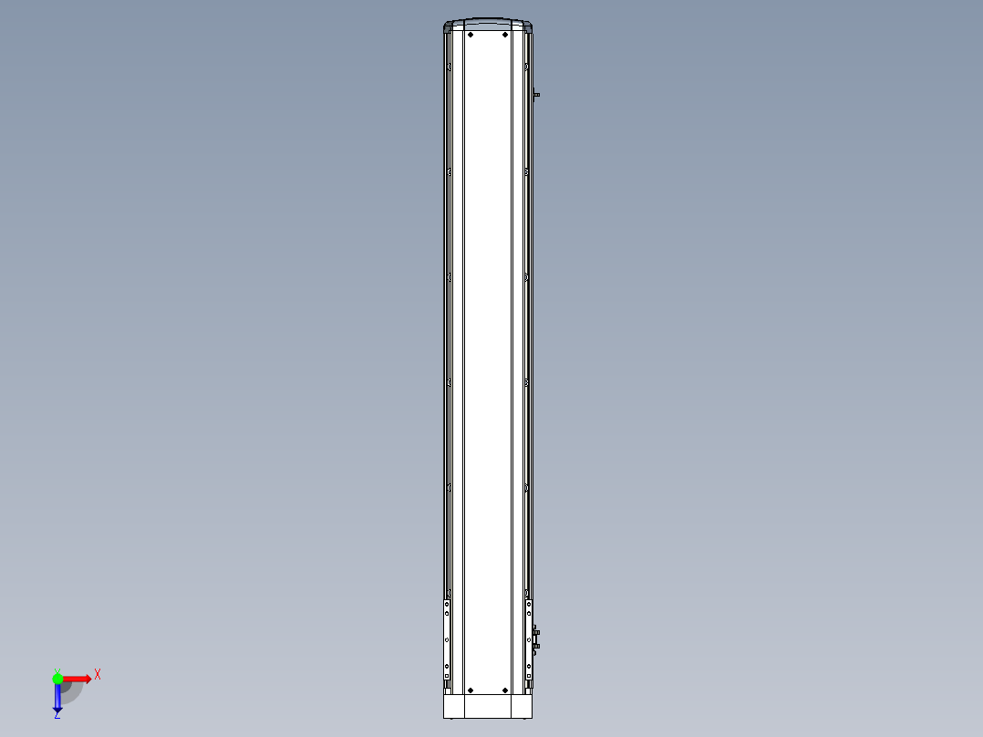 Toyo东佑达直线模组-ETH17-1050-BM-M40B俯视图