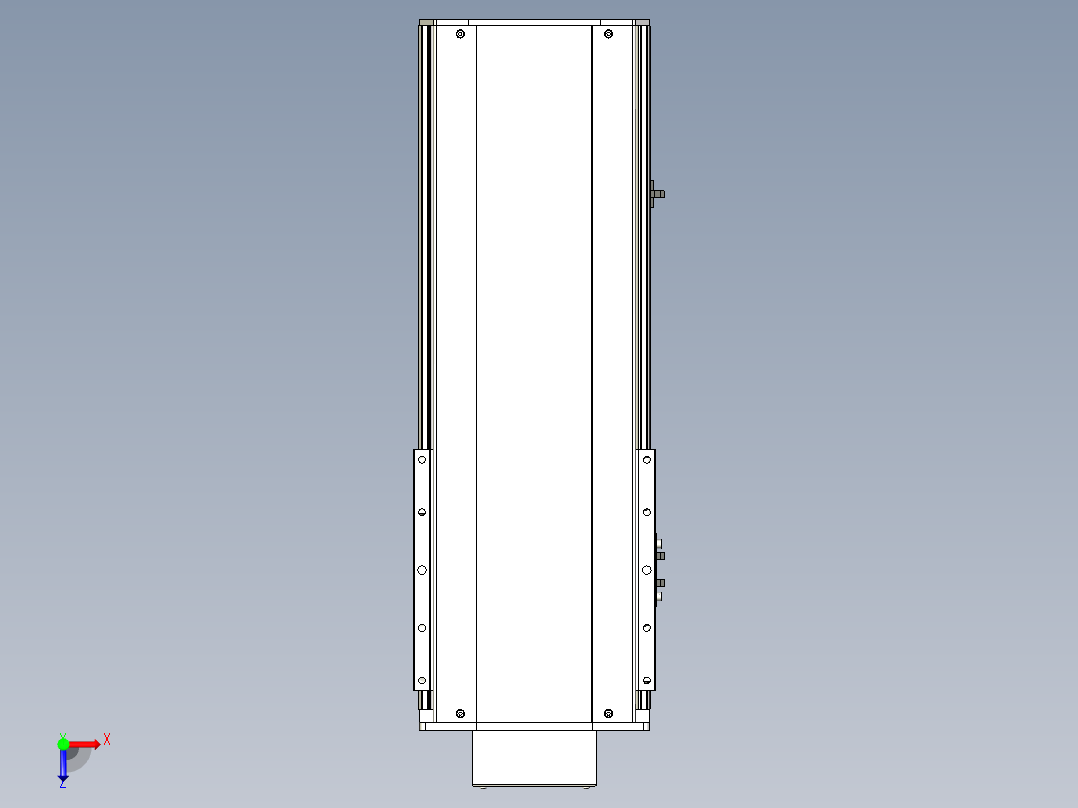 Toyo东佑达直线模组-ETH22-350-BM-750W俯视图