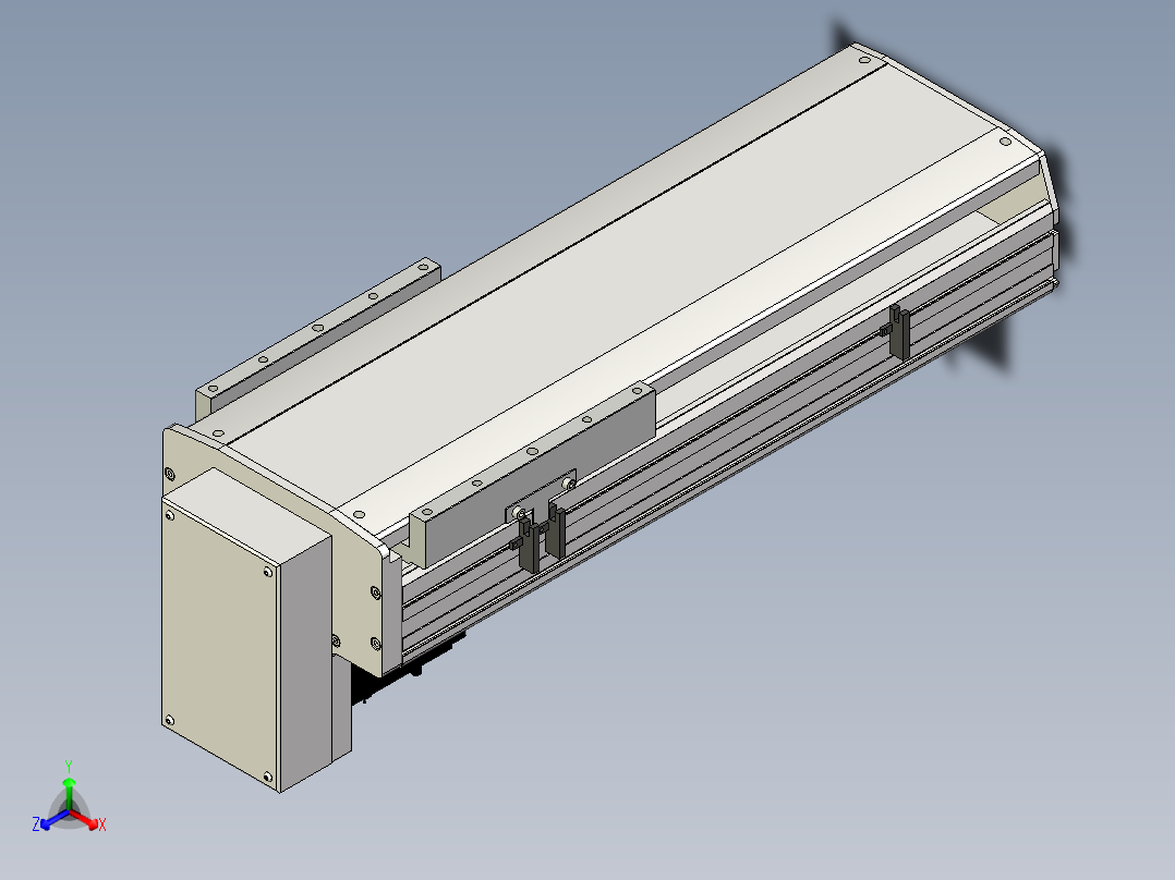 Toyo东佑达直线模组-ETH22-350-BM-750W正等轴测图