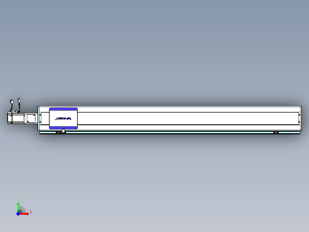 威洛博VC丝杆传动-无尘环境VC14-Lxx-C-S1200-BC-ZP40-C3前视图