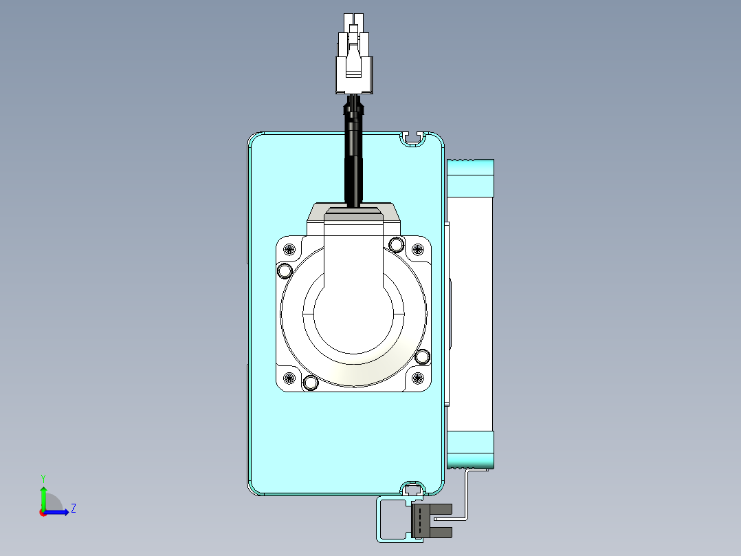 威洛博VC丝杆传动-无尘环境VC14-Lxx-C-S1200-BC-ZP40-C3左视图