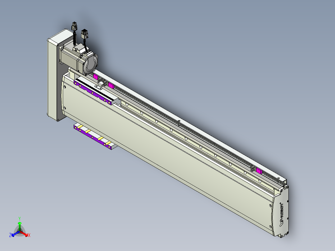 威洛博QF17-Lxx-C-S600-BR-ZP40-C3正等轴测图