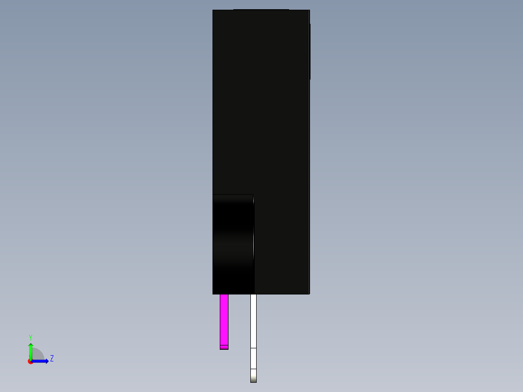 光电_激光传感器04）LSD-W07-C左视图
