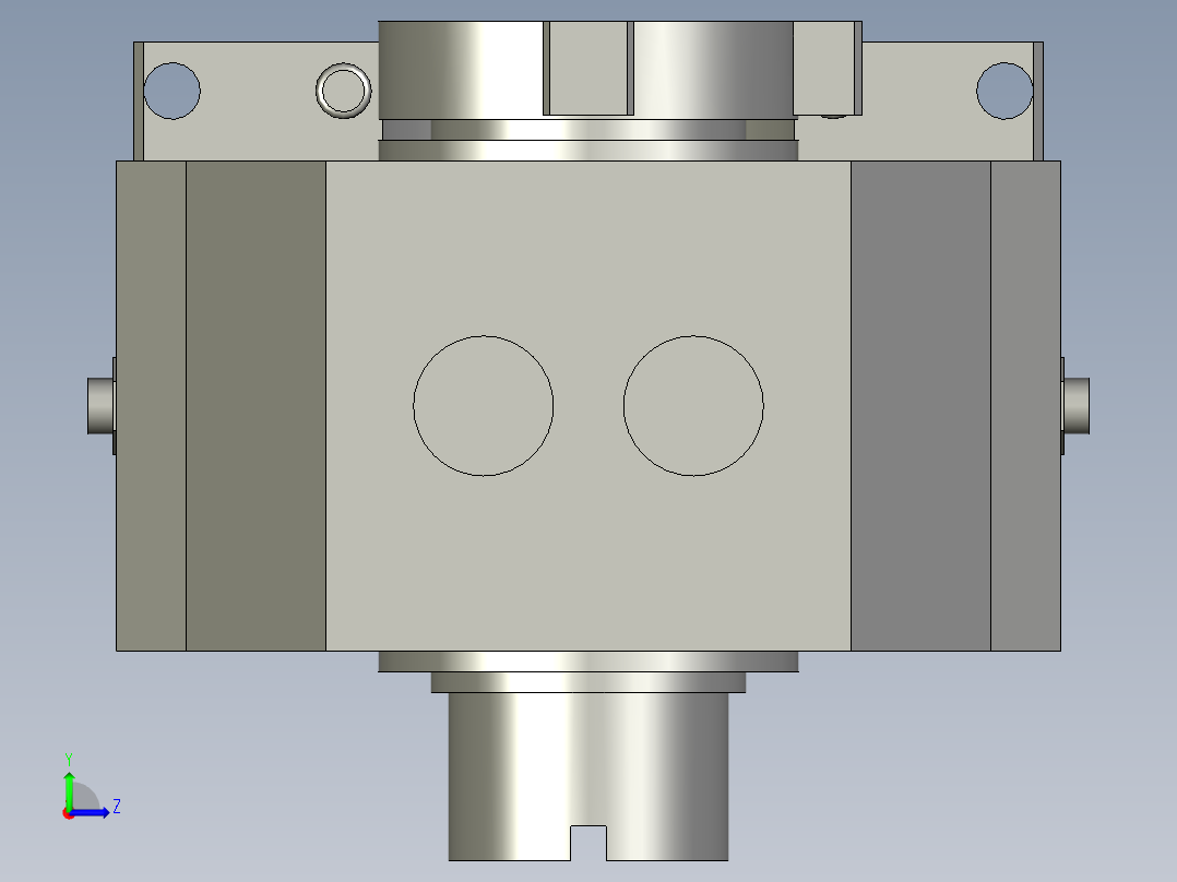 旋转气爪PRC40H-90左视图