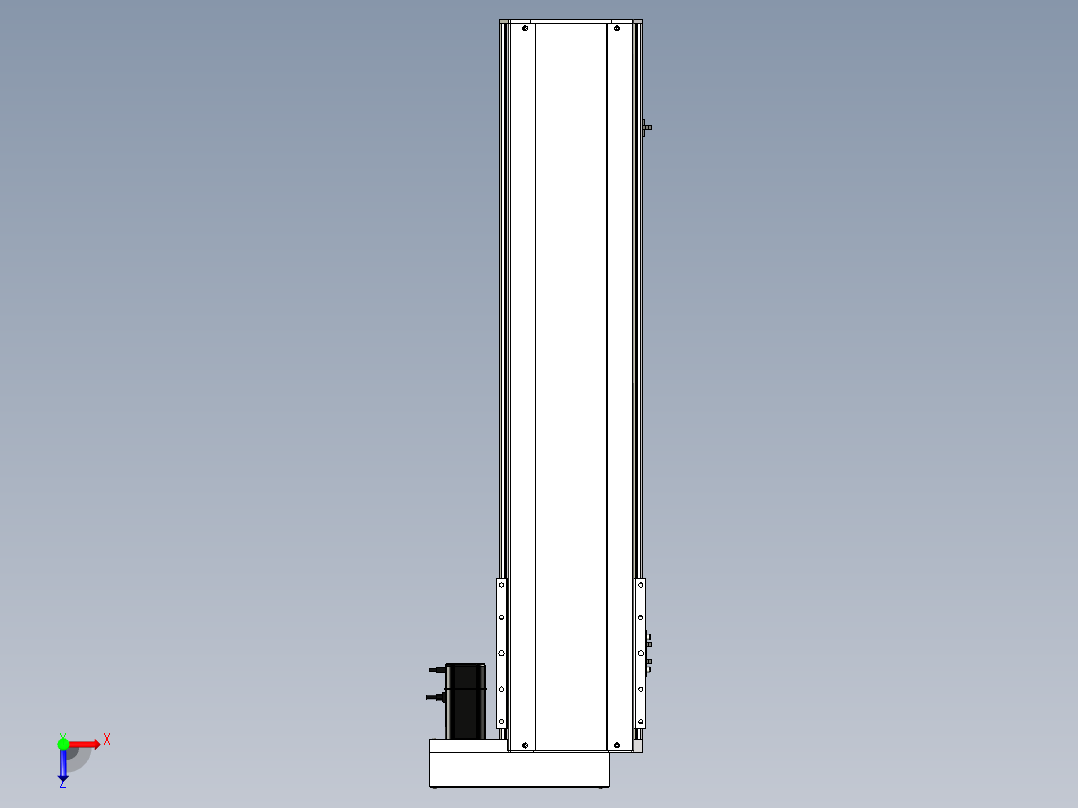 Toyo东佑达直线模组-ETH22-800-BR-400W俯视图