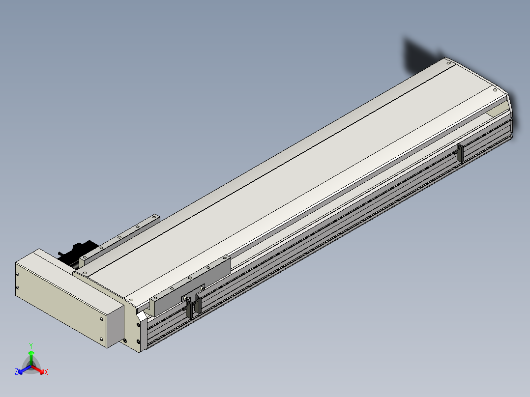Toyo东佑达直线模组-ETH22-800-BR-400W正等轴测图