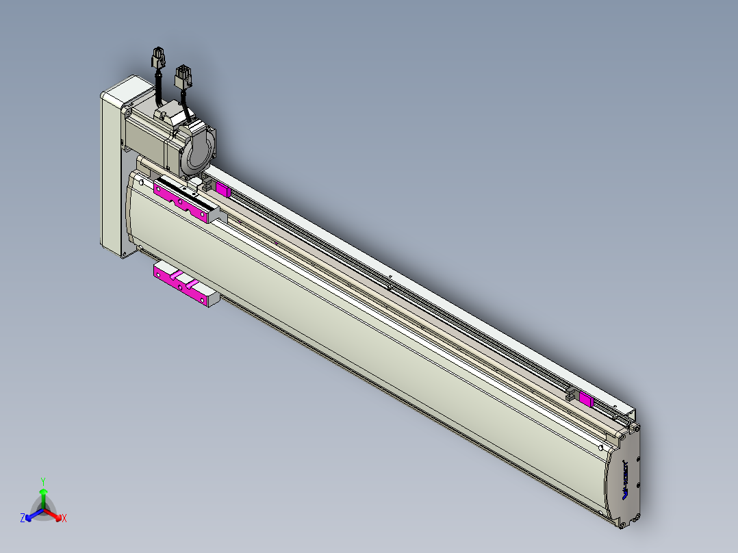 威洛博QF13-Lxx-C-S600-BR-ZP40-C3正等轴测图