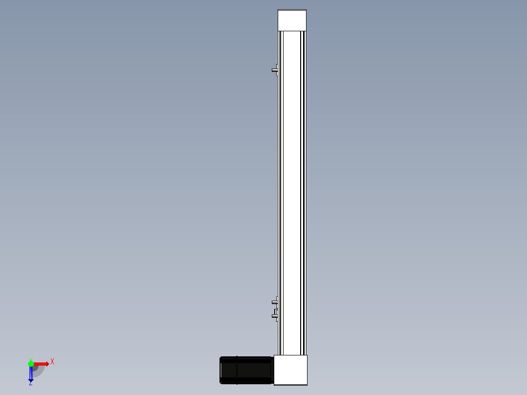 Toyo东佑达直线模组-M65M-X78-550-L-M40-C4俯视图