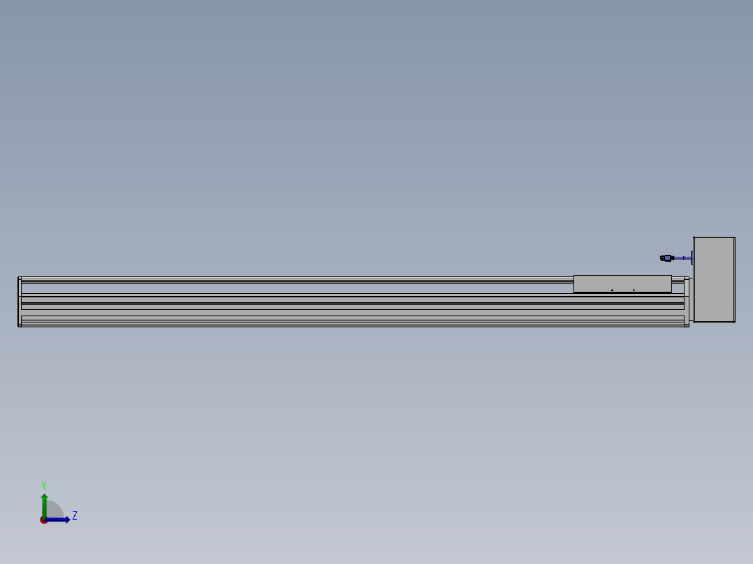 精密模组MT220-L150-1200-LU-M75-C4左视图
