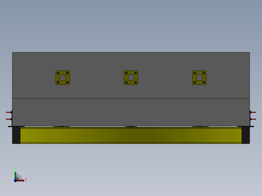 单轨起重机前视图