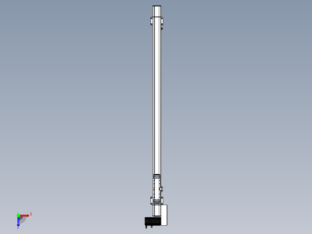 Toyo东佑达直线模组-M65-S-1200-R-M40-C4俯视图
