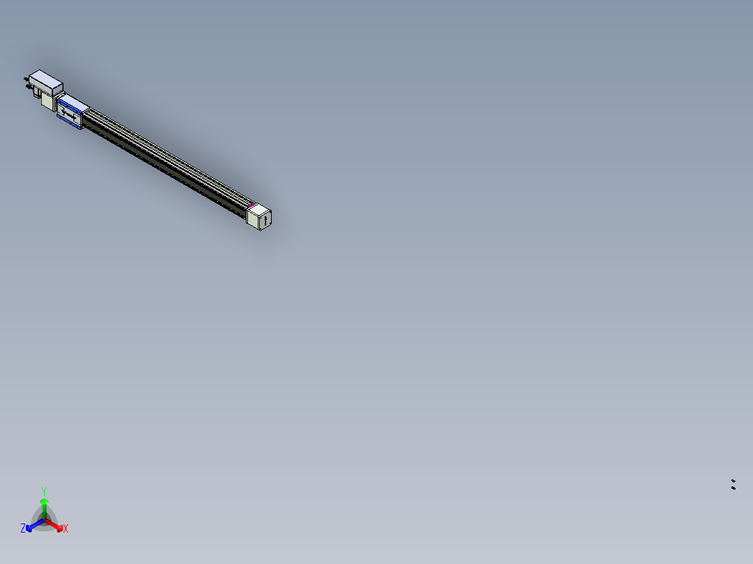 威洛博LB.GB同步带传动--欧规系列GB8-L96-S1250-BR-P40正等轴测图