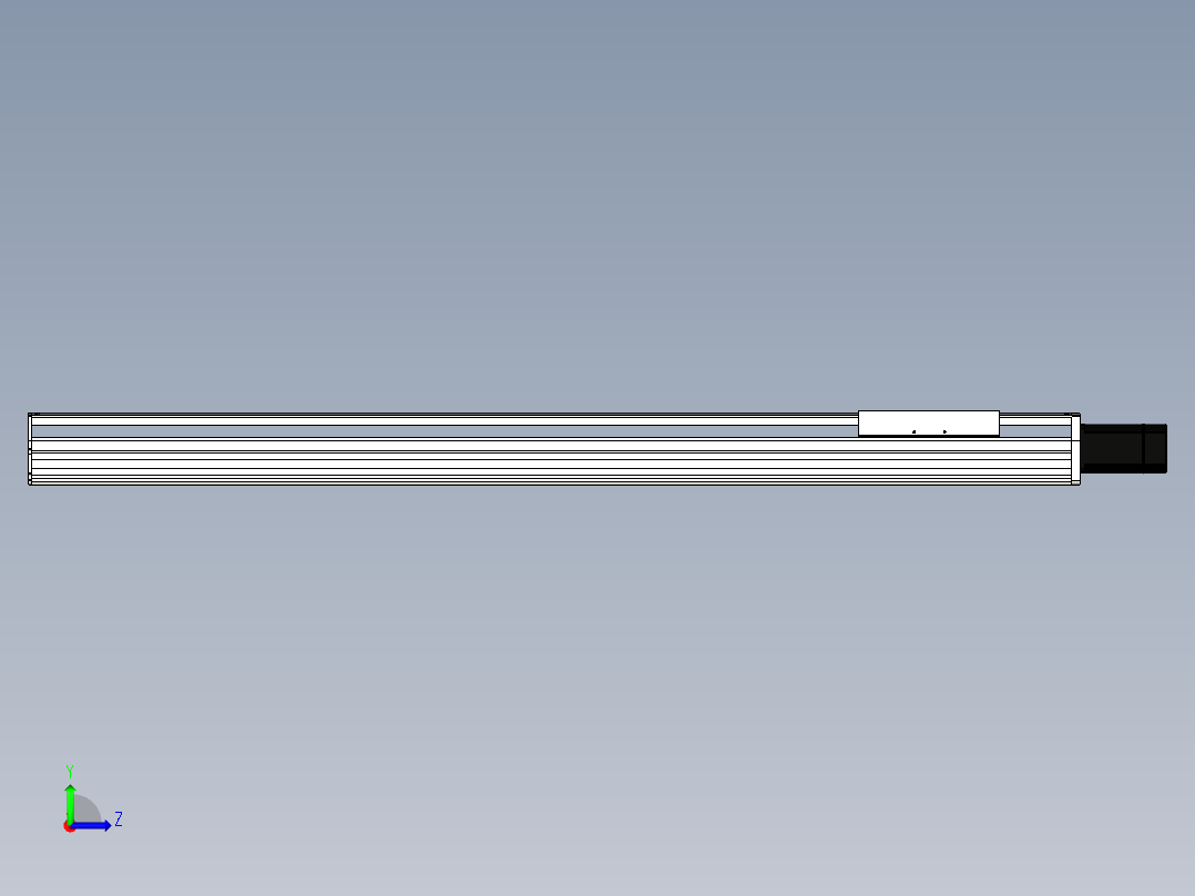 Toyo东佑达直线模组-ETH22-1300-BC-750W左视图