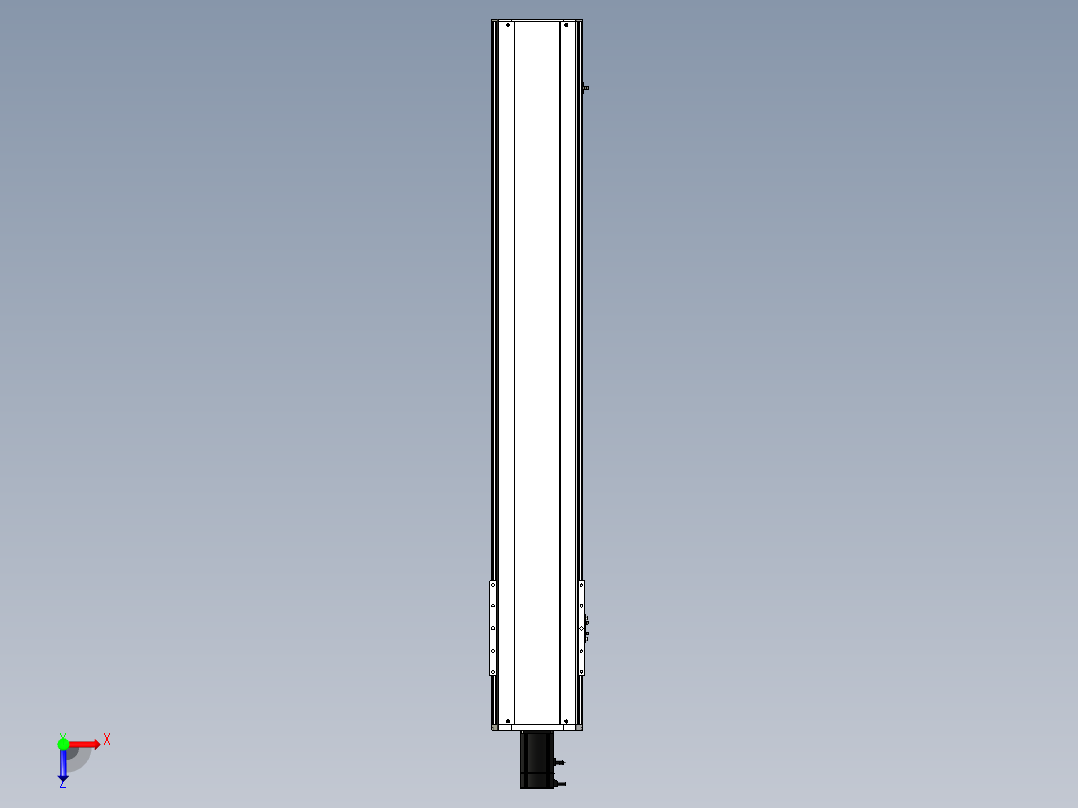 Toyo东佑达直线模组-ETH22-1300-BC-750W俯视图