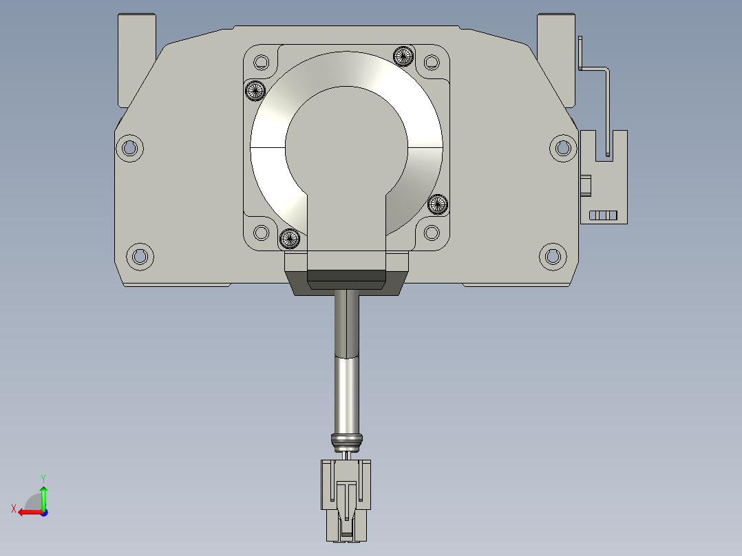 东锦丝杆传动-直线滑台模组DH135-C-L10-S850-BC-P400W-C3后视图