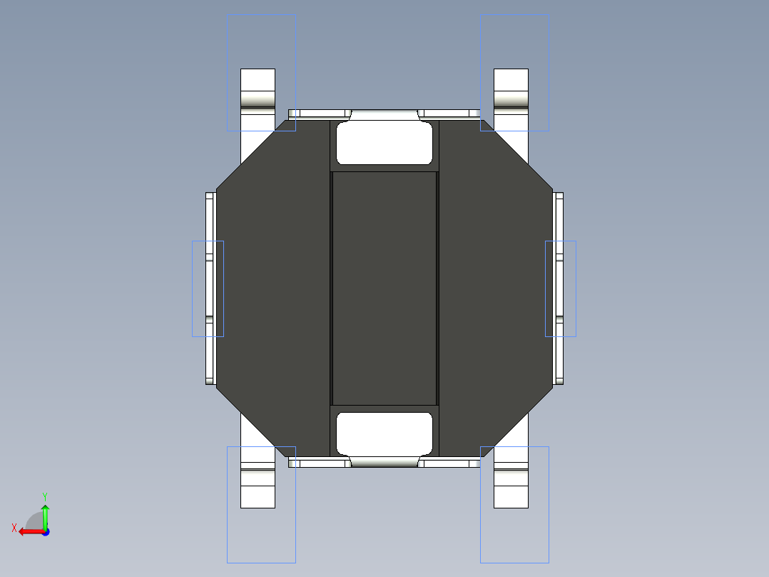 开关继电器保护 SM-PTS525SKG15后视图