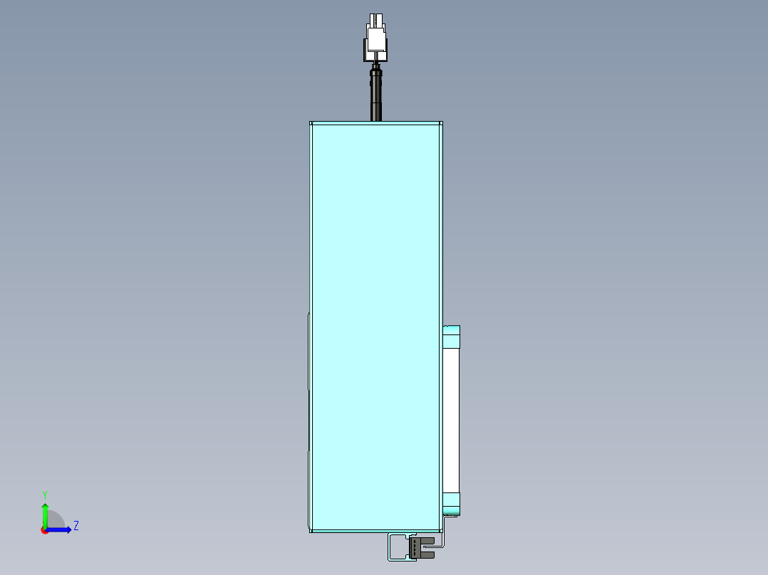 威洛博VC丝杆传动-无尘环境VC14-Lxx-C-S450-BR-ZP75-C3左视图