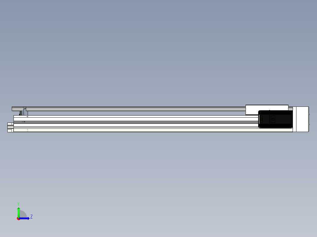 Toyo东佑达直线模组-ETH17-800-BR-M40左视图