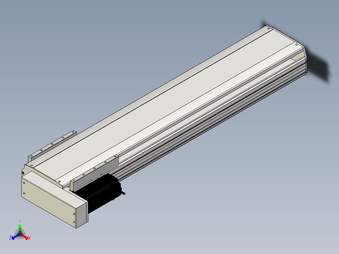 Toyo东佑达直线模组-ETH22-900-BL-750W+煞車正等轴测图