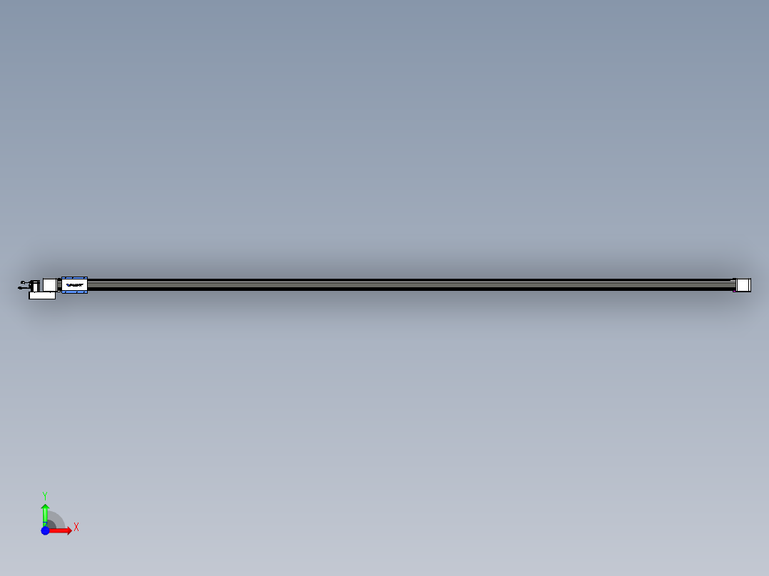 威洛博LB.GB同步带传动--欧规系列GB8-L96-S4500-BL-P40前视图