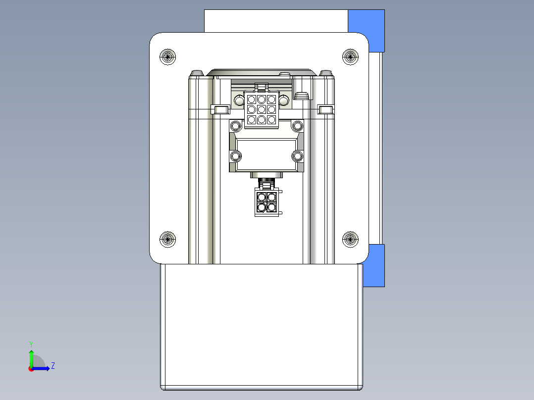 威洛博LB.GB同步带传动--欧规系列GB8-L96-S4500-BL-P40左视图