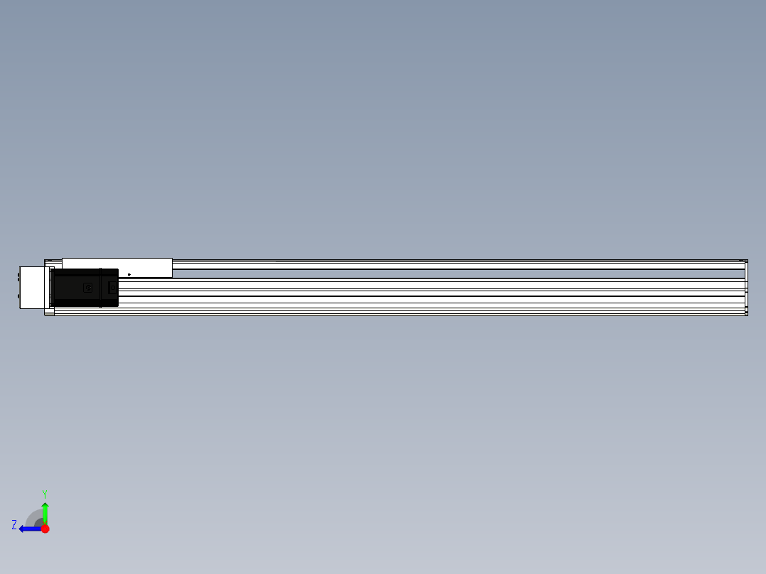 Toyo东佑达直线模组-ETH22-1150-BL-750W右视图