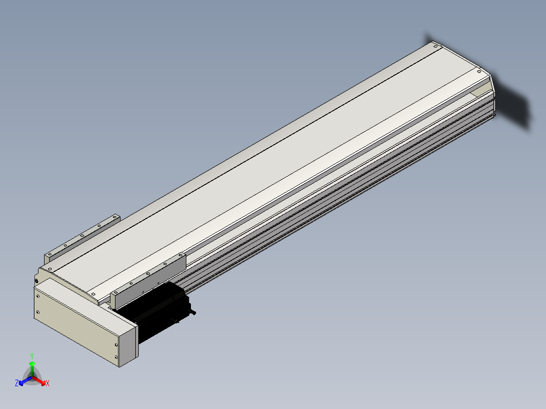 Toyo东佑达直线模组-ETH22-950-BL-750W+煞車正等轴测图