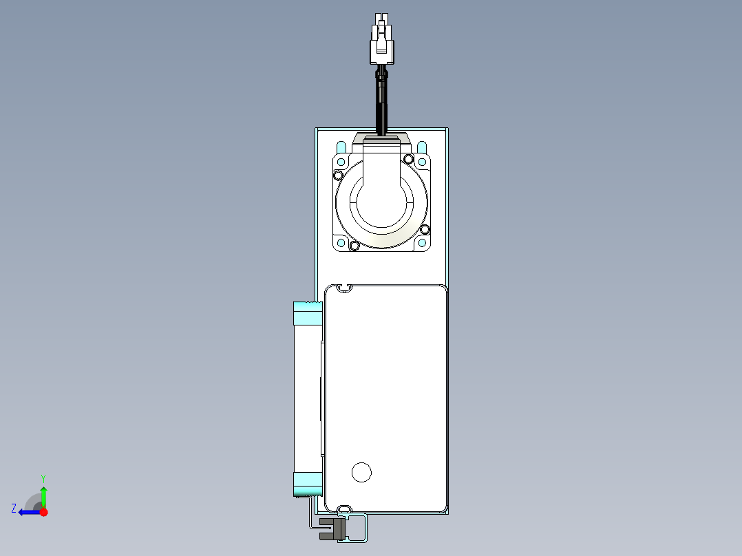 威洛博VC丝杆传动-无尘环境VC14-Lxx-C-S450-BR-ZP40-C3右视图