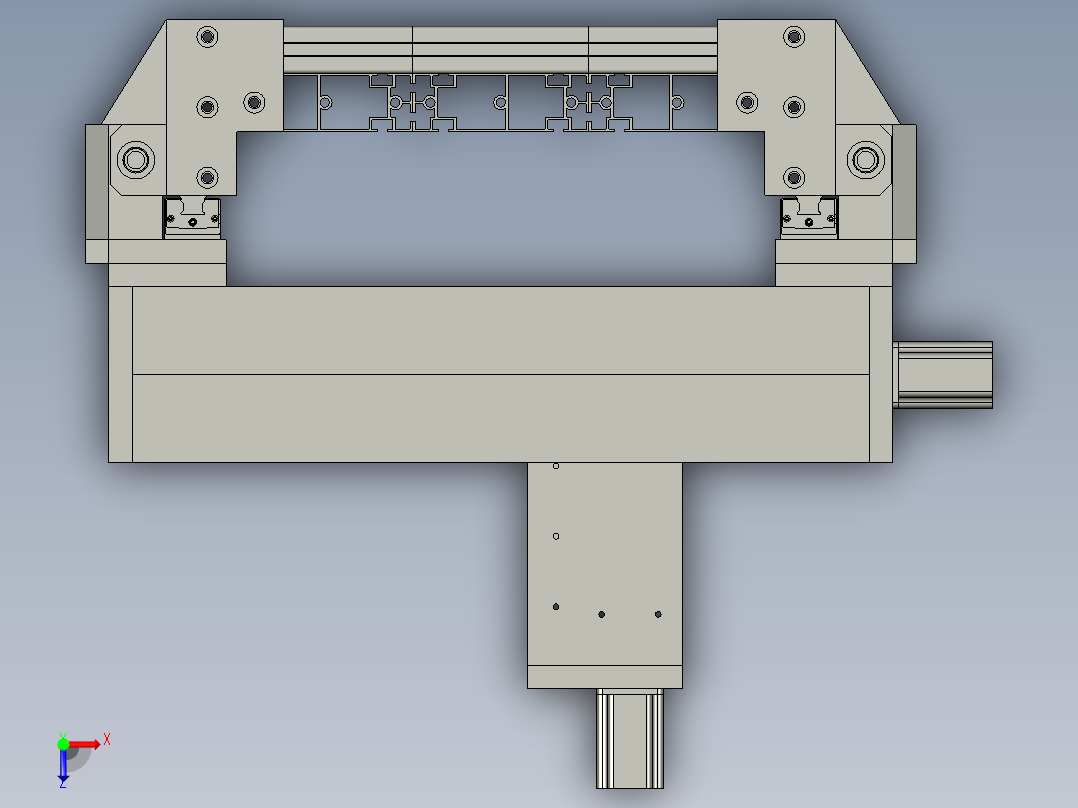 CNC 加工中心6俯视图