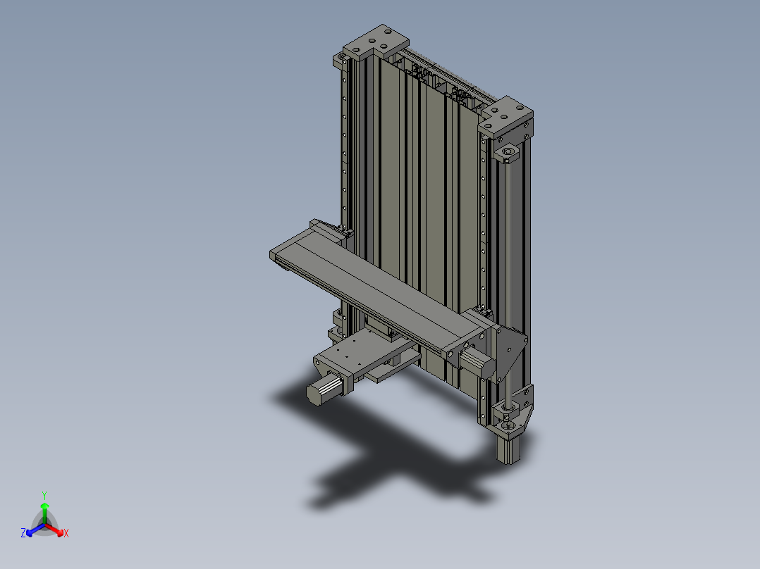 CNC 加工中心6正等轴测图