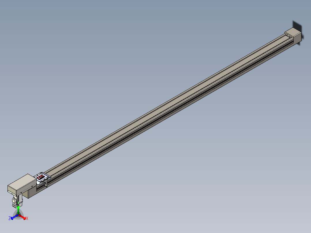 同步带全封闭直线模组TPA-HCB-65S-90-L1750-M-Y-P10-N3主视图