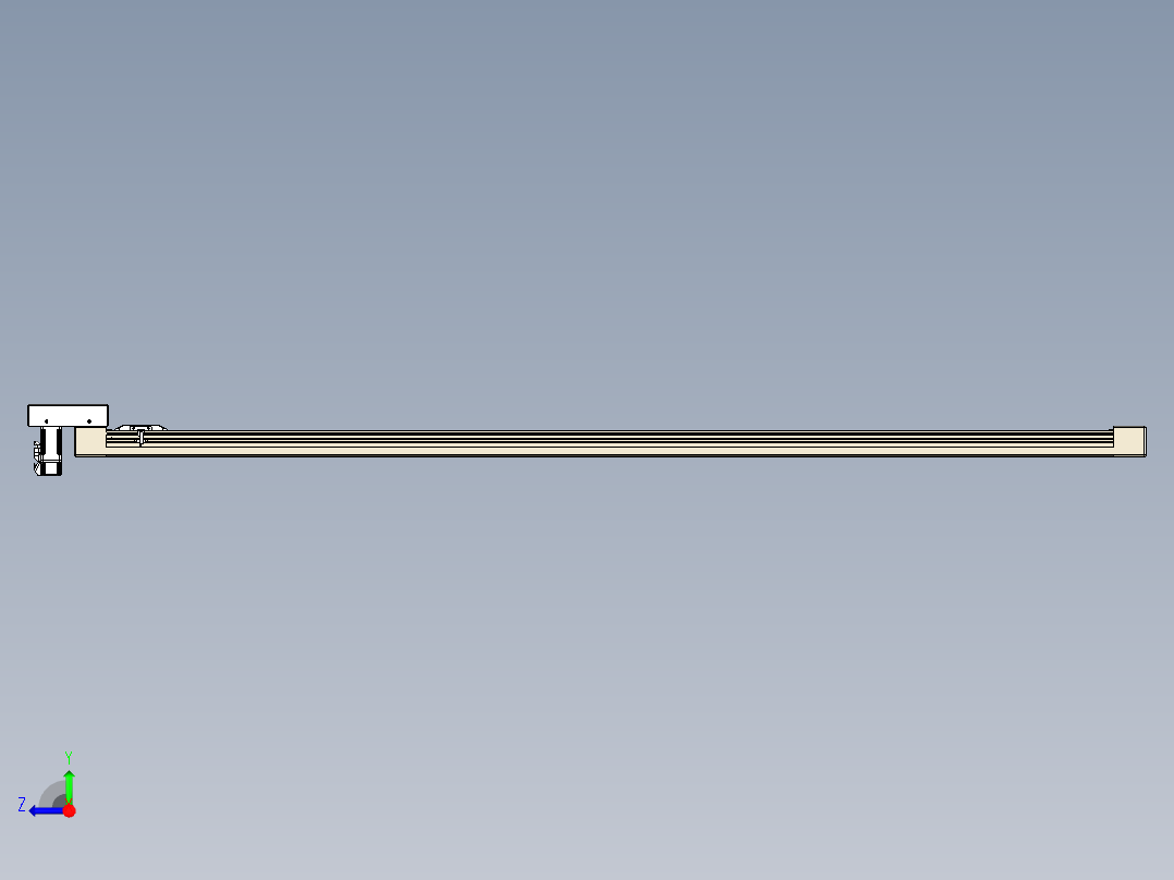 同步带全封闭直线模组TPA-HCB-65S-90-L1750-M-Y-P10-N3右视图