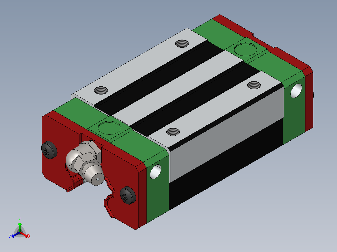 滑块正等轴测图