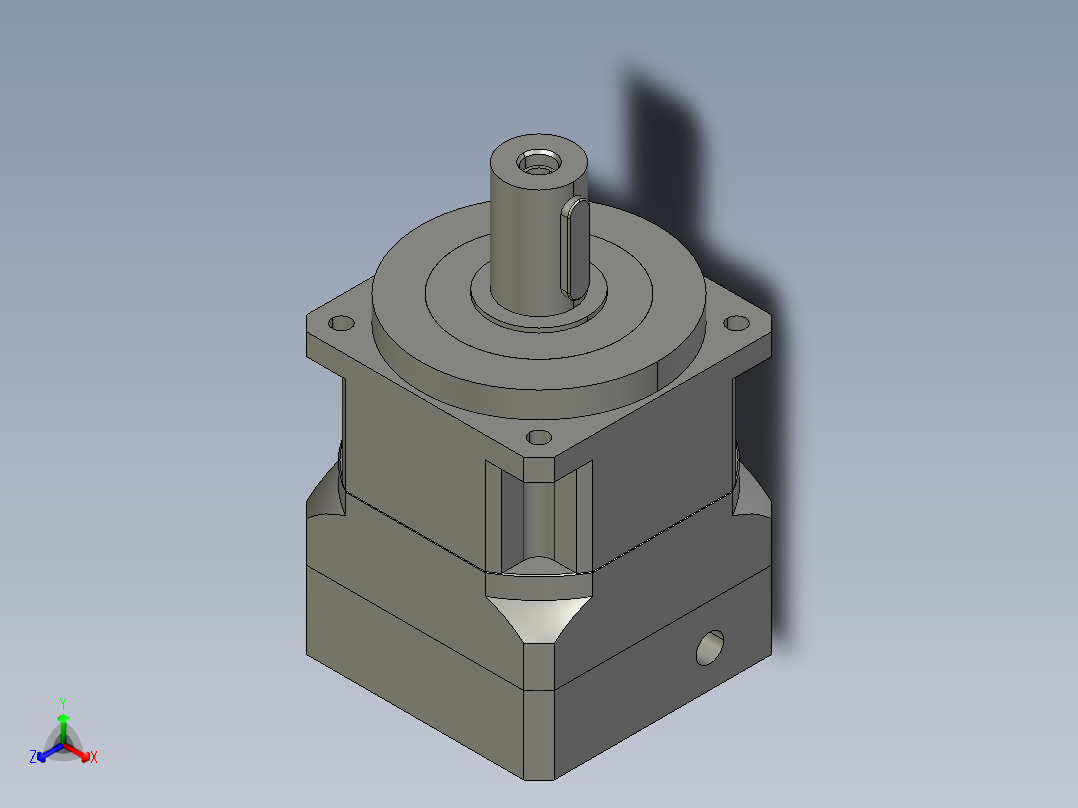 斜齿PGH115-L1 19-85-132-M8.STEP正等轴测图