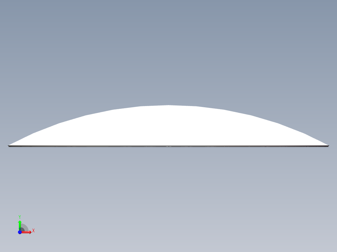 SDHA球冠形封头DN3000×14前视图