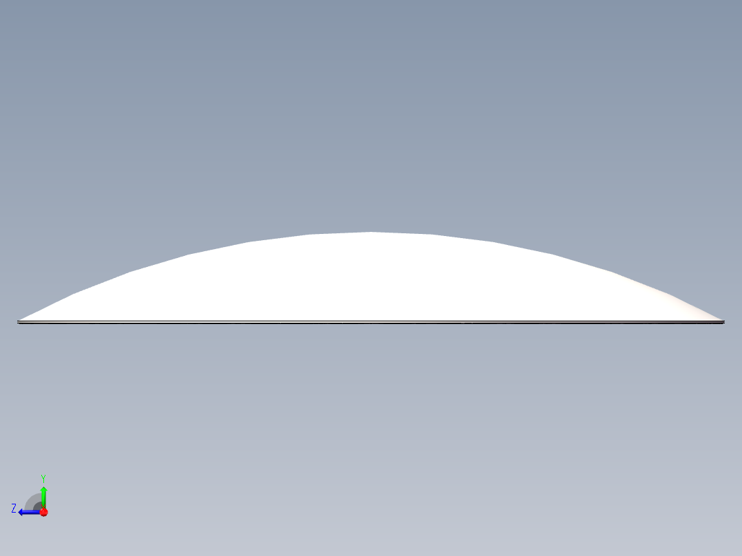 SDHA球冠形封头DN3000×14右视图