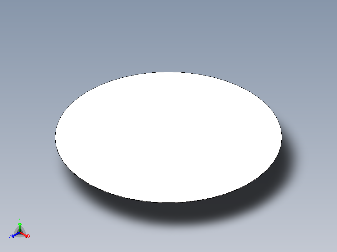 SDHA球冠形封头DN3000×14正等轴测图