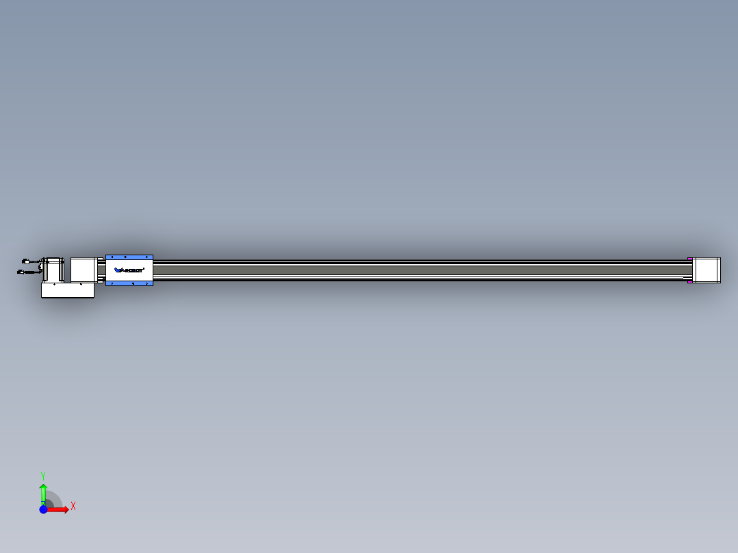 威洛博LB.GB同步带传动--欧规系列GB8-L96-S2000-BL-P75前视图
