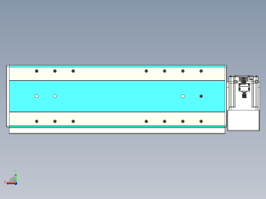 威洛博VBC同步带传动一无尘环境VBC17-L45-S300-BLD-ZP75-C3后视图