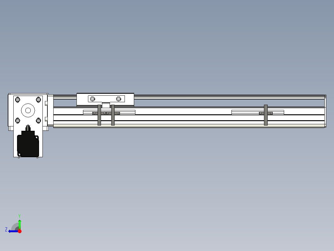 Toyo东佑达直线模组-ETB10-300-LD右视图