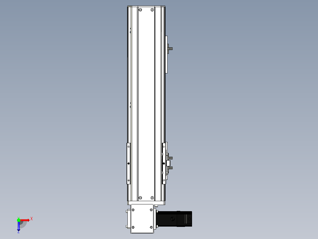Toyo东佑达直线模组-ETB10-300-LD俯视图
