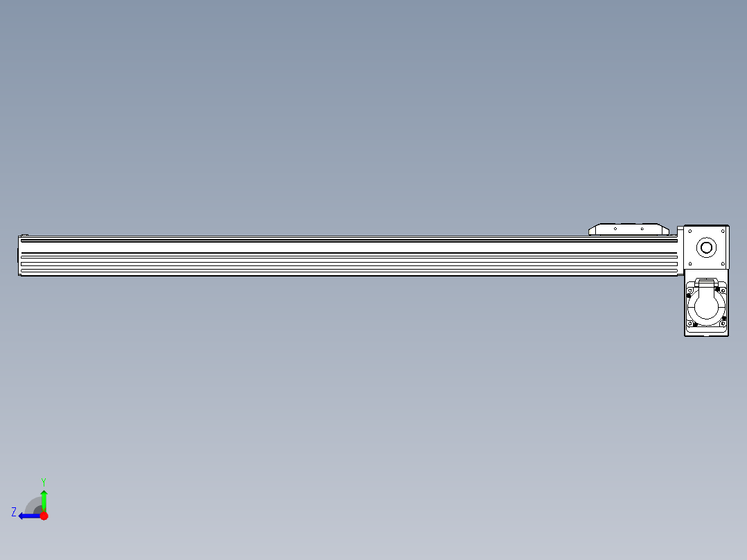 同步带全封闭直线模组TPA-HCB-85D-90-L800-RP-C-P20-N3右视图