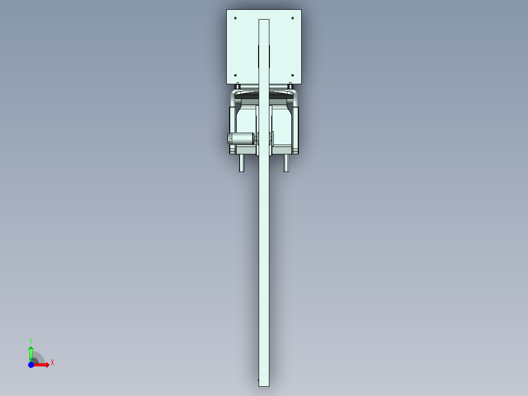 B2005334-泳池提货将人送入或者提出泳池前视图